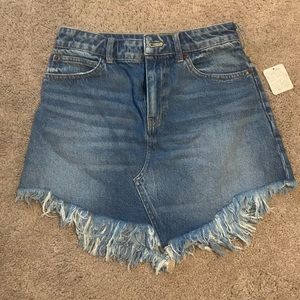 Free people, denim skirt, size 26, new with tags
